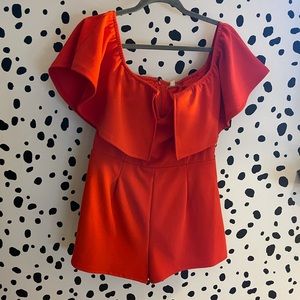 Gianni Bini Red Romper